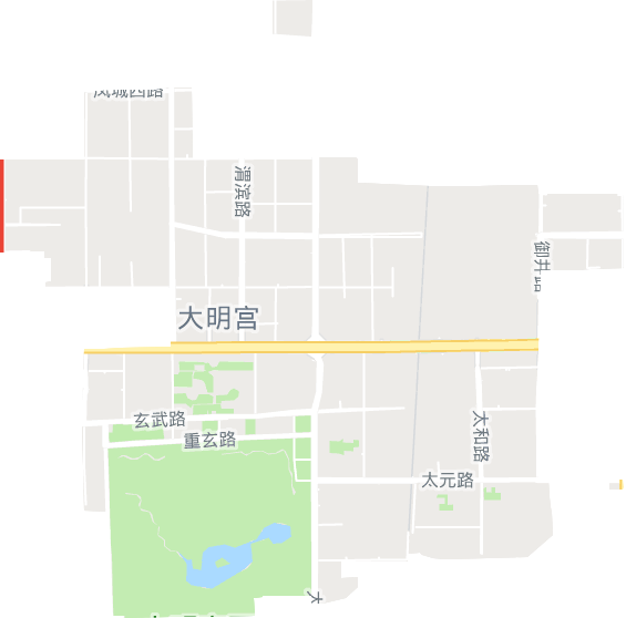 大明宮街道電子地圖