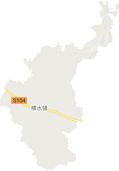 橫水鎮電子地圖