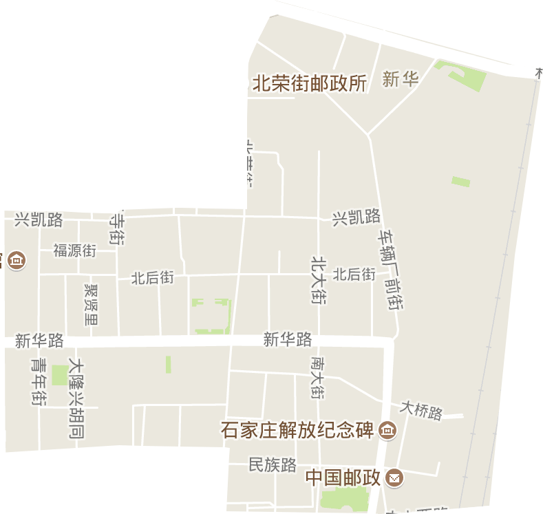 新華路街道電子地圖