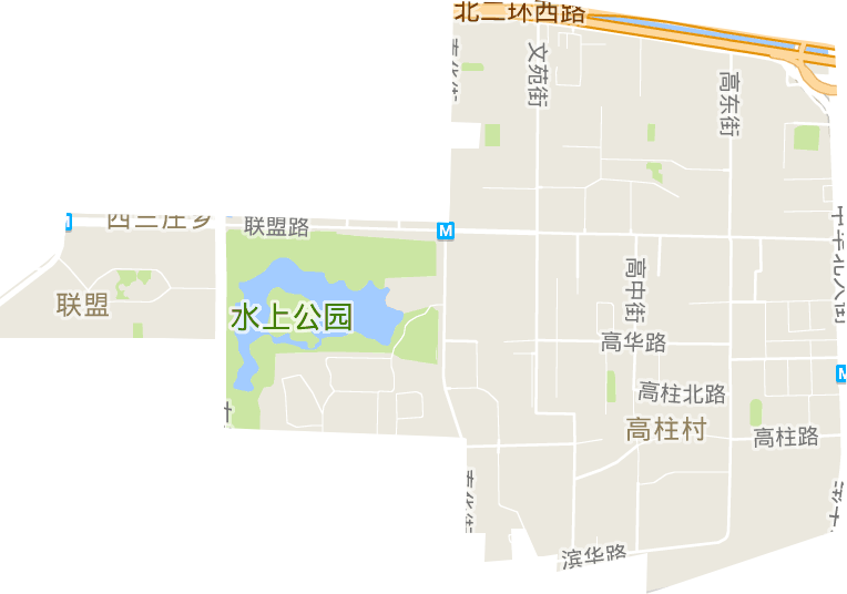 聯盟街道電子地圖
