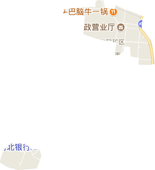 礦市街道電子地圖