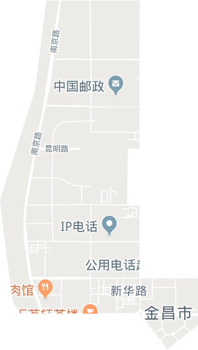 新華路街道電子地圖