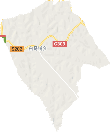 白馬鋪鄉電子地圖