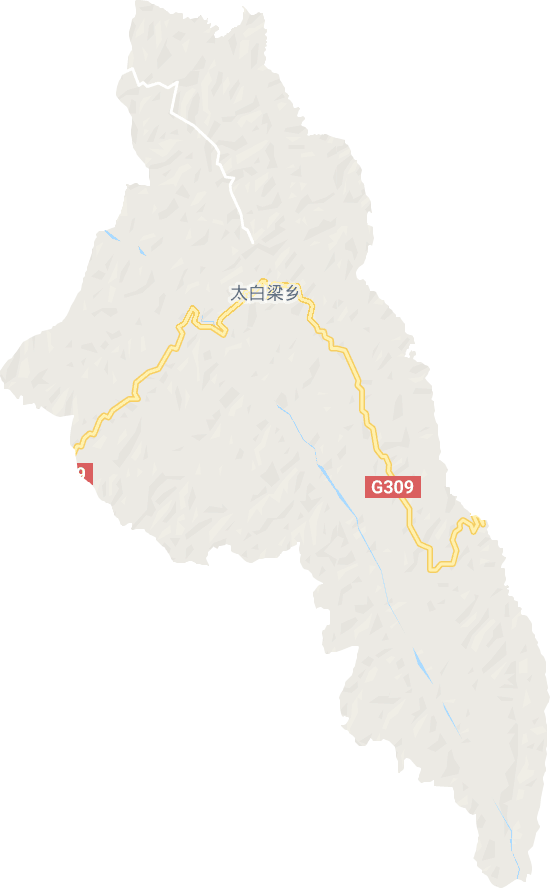 太白梁鄉電子地圖