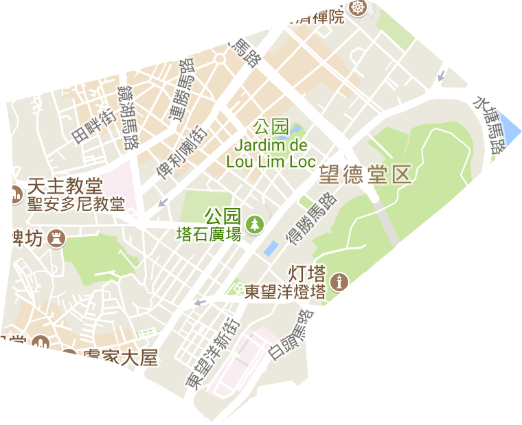 花王堂區電子地圖