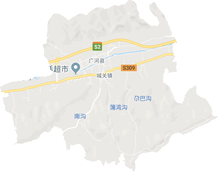 城關鎮電子地圖