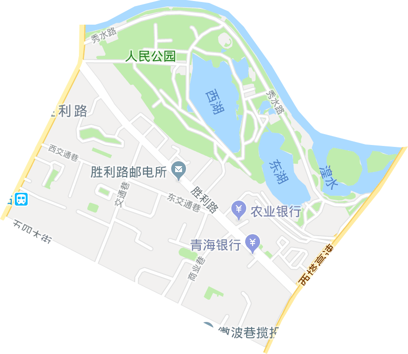 勝利路街道電子地圖