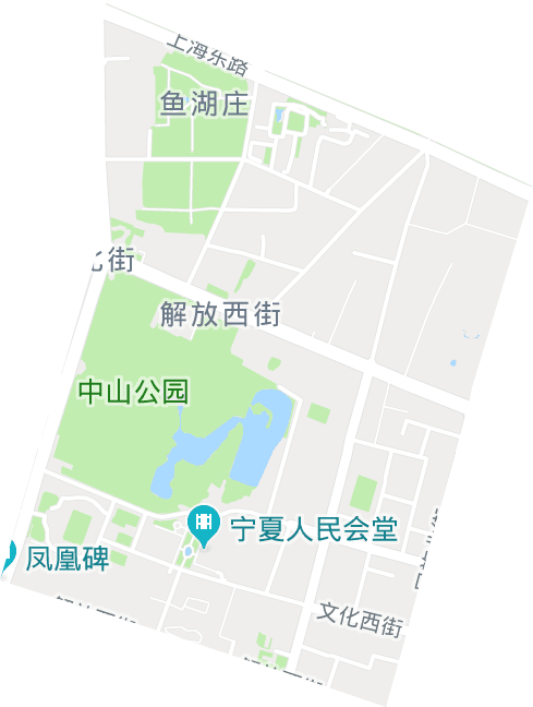 解放西街街道電子地圖