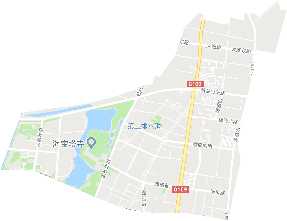麗景街街道電子地圖