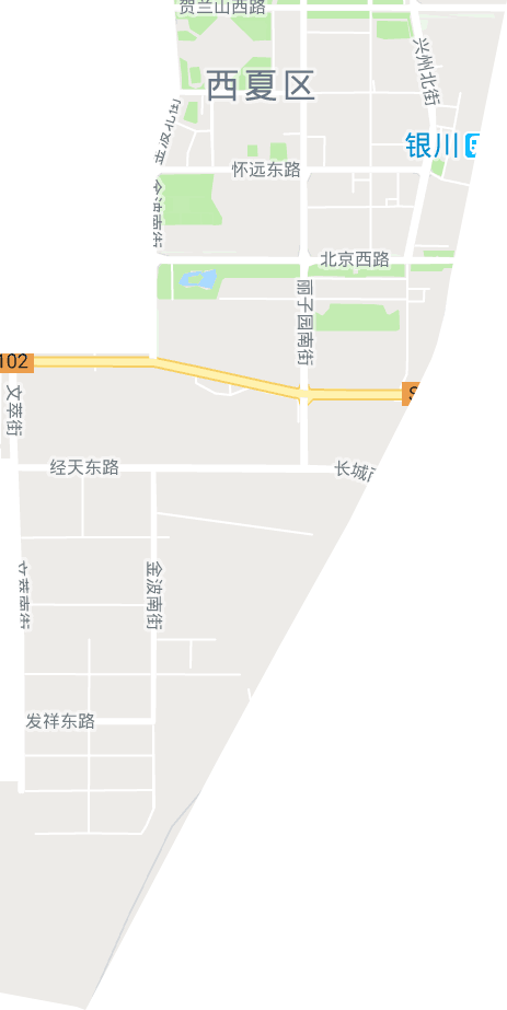 西花園街道電子地圖