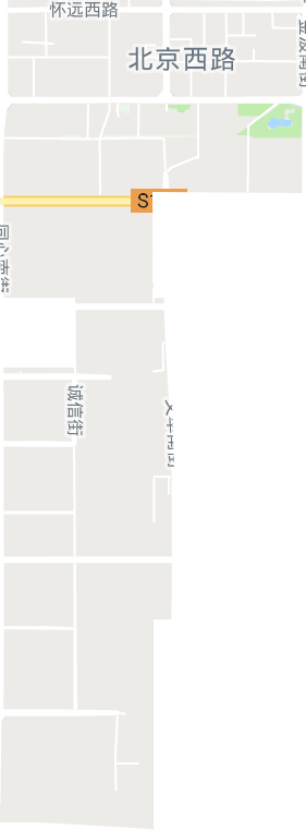北京西路街道電子地圖