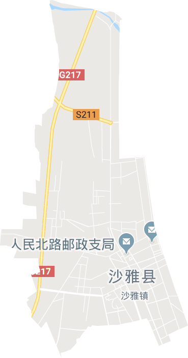 沙雅鎮電子地圖
