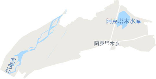 阿克塔木鄉電子地圖
