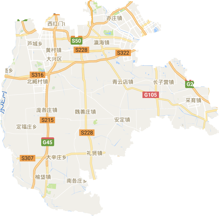大興區電子地圖