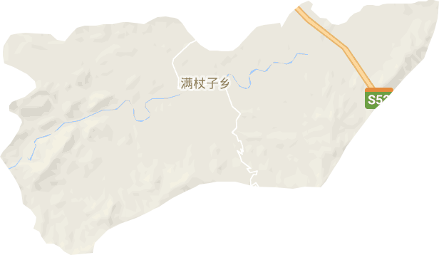 滿杖子鄉電子地圖
