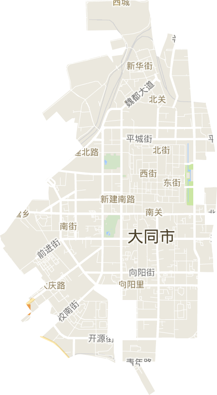 城區(qū)電子地圖