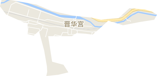 晉華宮街道電子地圖