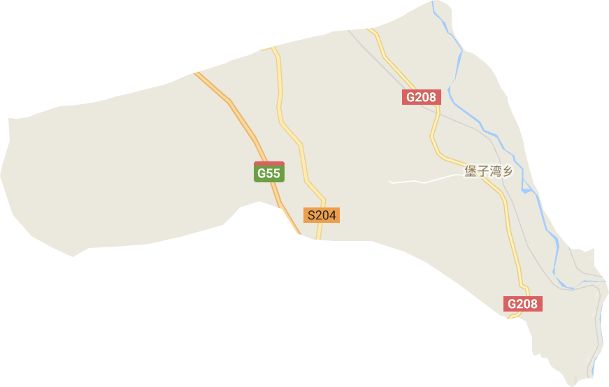 堡子灣鄉電子地圖