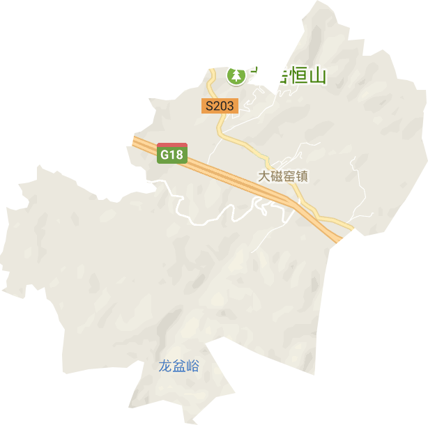 大磁窯鎮電子地圖