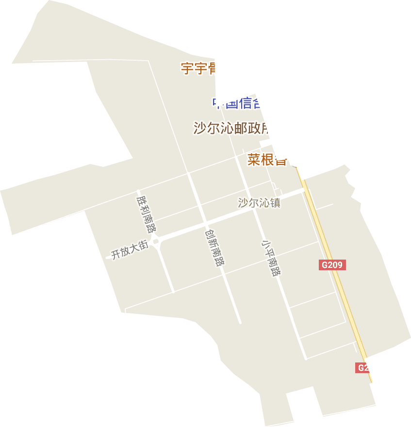 呼和浩特如意開發區南區電子地圖