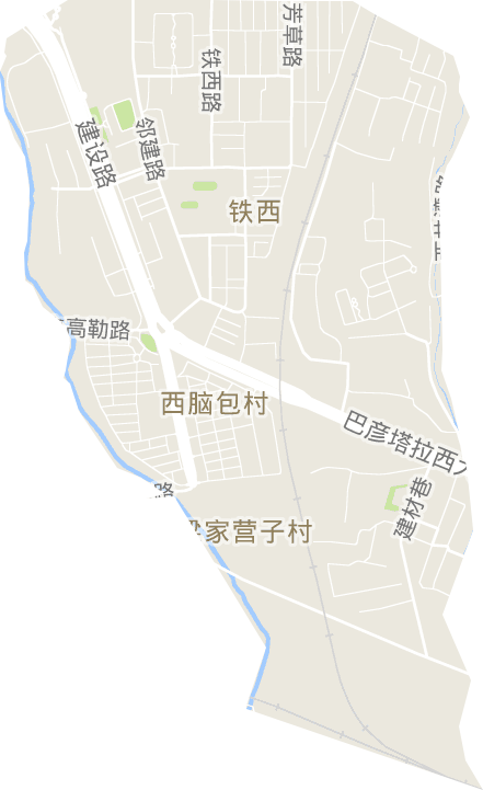 鐵西街道電子地圖