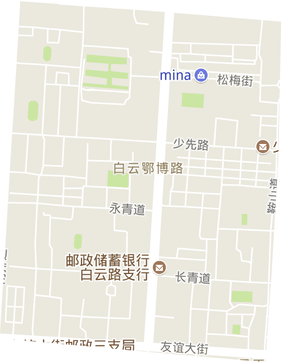 白云路街道電子地圖