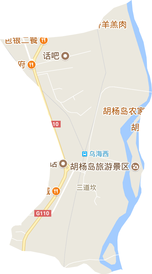 三道坎街道電子地圖