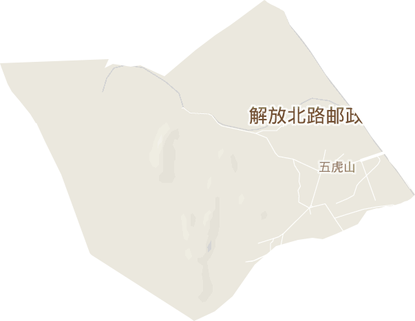 五虎山街道電子地圖