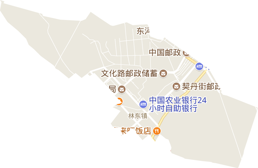 林東西城街道電子地圖