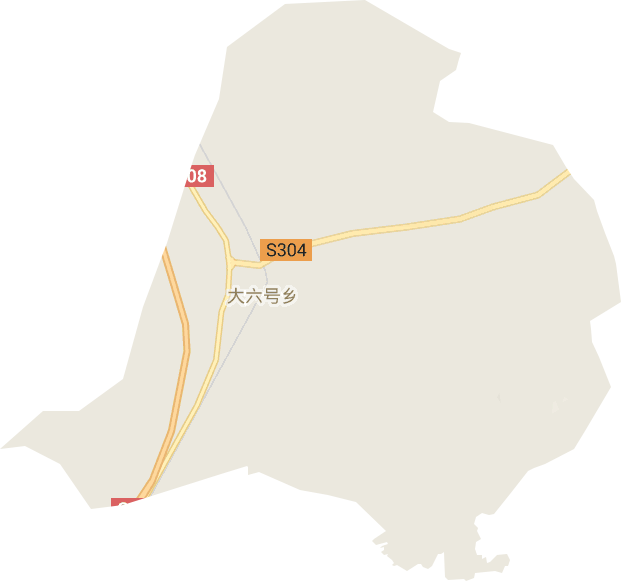 察哈爾右翼后旗大六號鎮電子地圖
