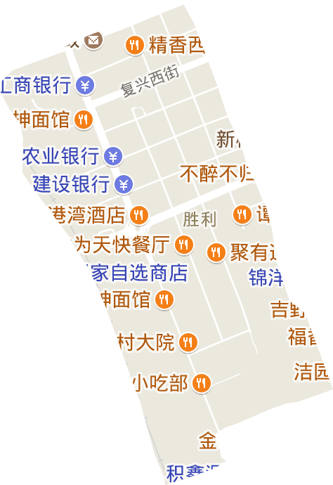 勝利辦事處電子地圖