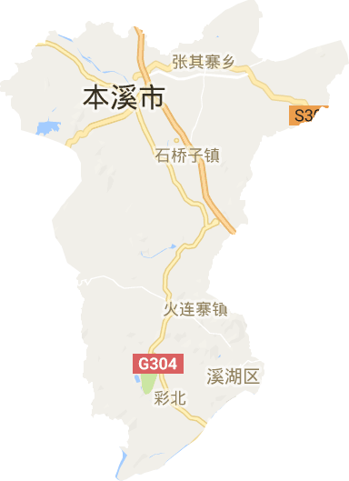 溪湖區電子地圖