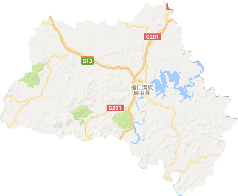 桓仁滿族自治縣電子地圖