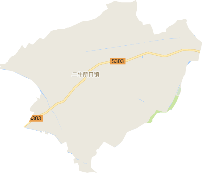 二牛所口鎮電子地圖