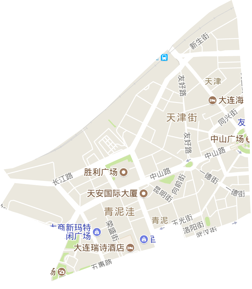 青泥洼橋街道電子地圖