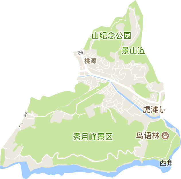 桃源街道電子地圖