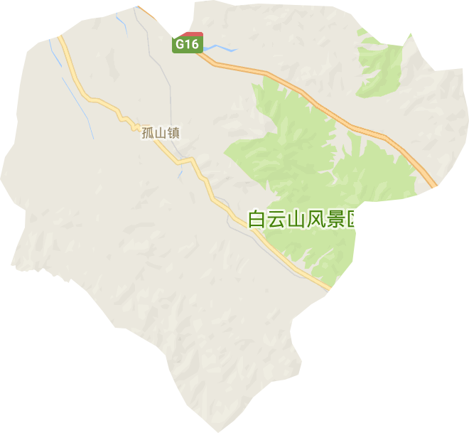孤山鎮電子地圖