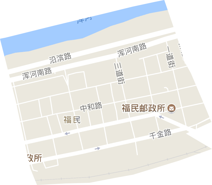 福民街道電子地圖