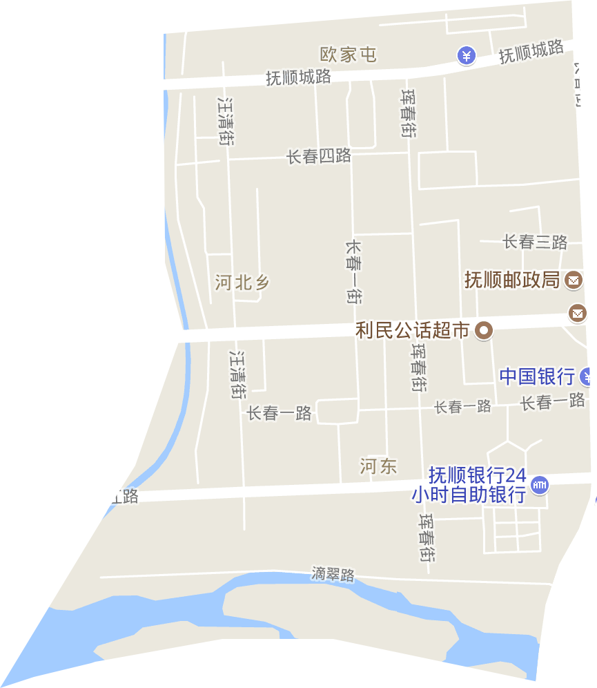 河東街道電子地圖