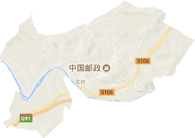 北臺街道電子地圖