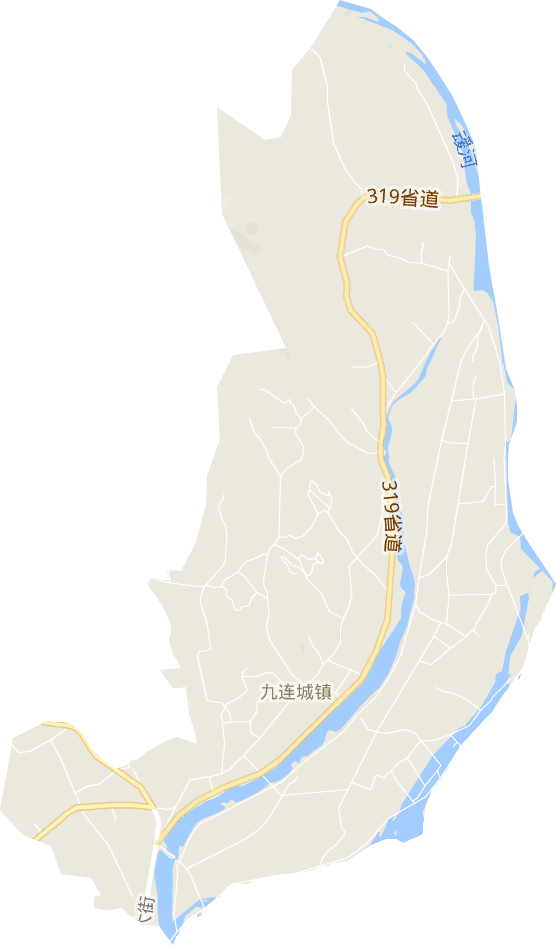 九連城鎮電子地圖