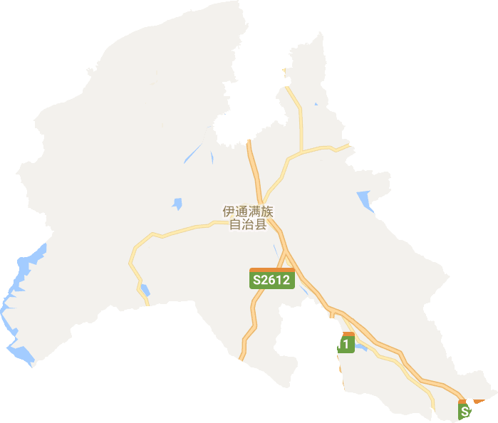 伊通滿族自治縣電子地圖
