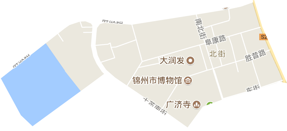 北街街道電子地圖