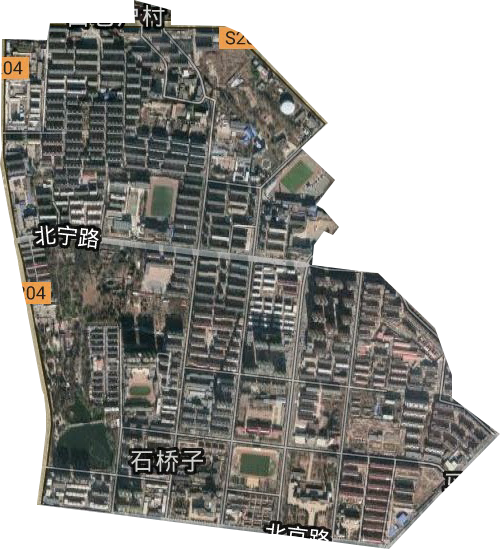 石橋子街道衛星圖