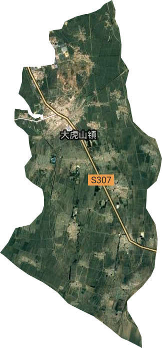 大虎山街道衛星圖
