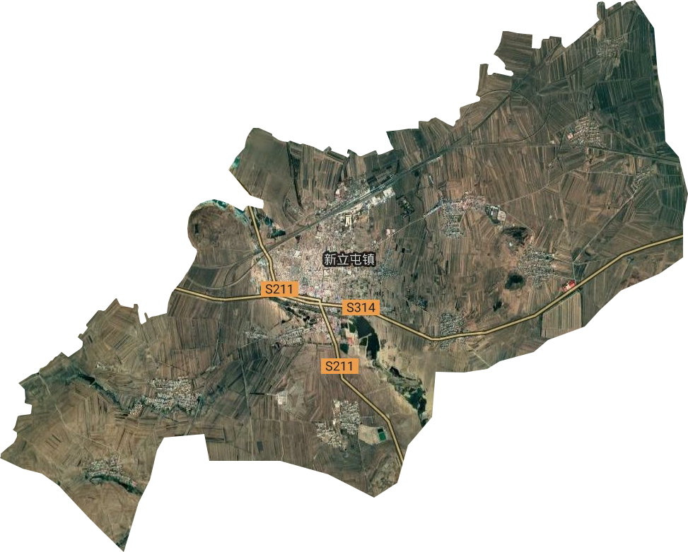 新立屯鎮(zhèn)衛(wèi)星圖