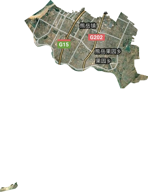 熊岳鎮衛星圖