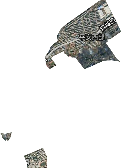 平安西部街道衛(wèi)星圖