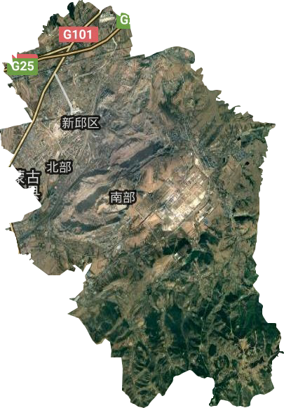 長營子蒙古族鎮衛星圖
