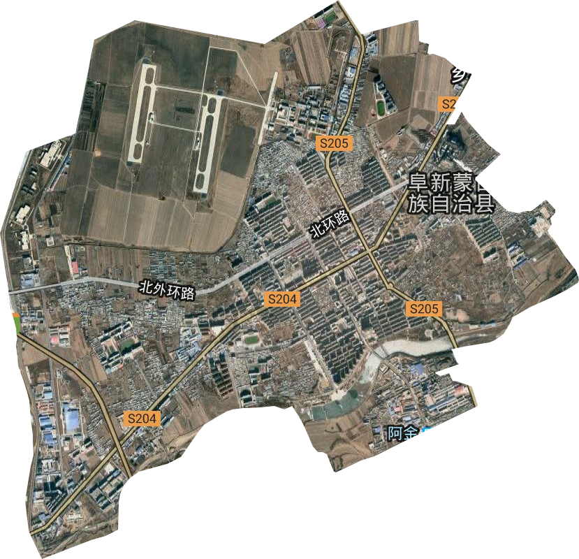 城區街道衛星圖